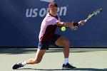 NEW YORK, NEW YORK - AUGUST 30: Holger Rune of Denmark returns a shot against Peter Gojowczyk of Germany in their Men's Singles First Round match on Day Two of the 2022 US Open at USTA Billie Jean King National Tennis Center on August 30, 2022 in the Flushing neighborhood of the Queens borough of New York City. Mike Stobe/Getty Images/AFP == FOR NEWSPAPERS, INTERNET, TELCOS &amp; TELEVISION USE ONLY == Foto: Mike Stobe/Ritzau Scanpix