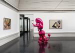Titlen, 'Pudlens Kerne', har Esben Weile Kjær hentet hos surrealisten Harry Carlsson, mens skulpturens udtryk ligger i lige forlængelse af Jeff Koons' neopopkunst. Foto: David Stjernholm