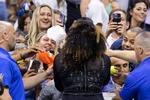 Det helt store trækplaster i US Open er Serena Williams, der formentlig spiller turneringen for sidste gang.  Foto: Corey Sipkin/Ritzau Scanpix