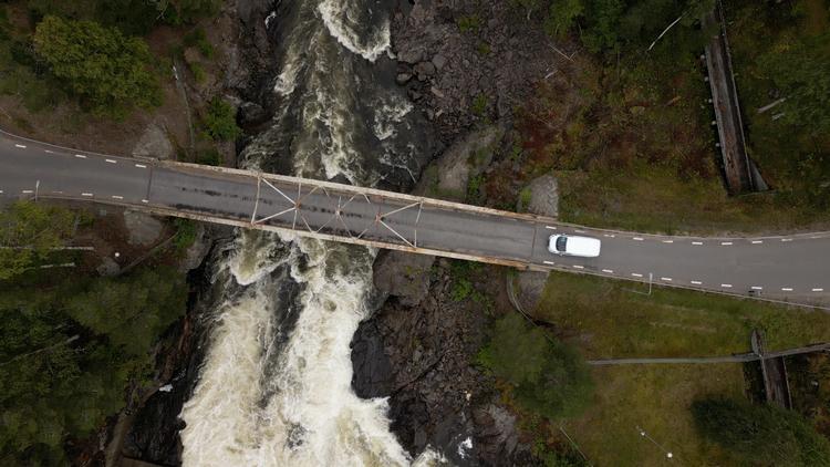 Vandkraften fra Skellefteå elven var afgørende da Northvolt valgte at lave grønne batterier til elbiler i Nordsverige.  Foto: Nadia Rosalie Nissen