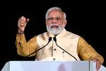     Indiens regeringschef Narendra Modi indviede forleden et monument for en af de mænd, der kæmpede mod det britiske overherredømme. De anti-vestlige følelser i Indien er en af mange forklaringer på viljen til neutralitet.  Foto: Money Sharma/Ritzau Scanpix