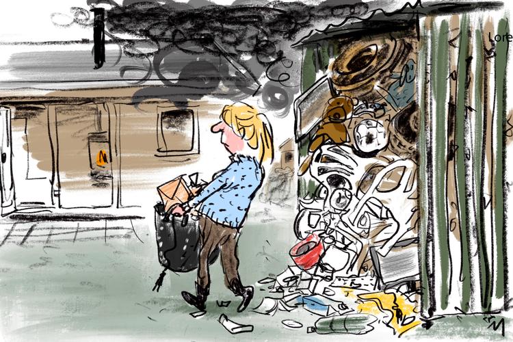 Tegning  Mette Dreyer