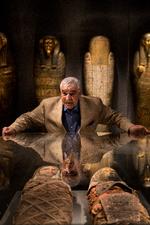 Den egyptiske arkæolog og eksminister Zahi Hawass, her fotograferet i den egyptiske samling på Glyptoteket under et besøg i København. Arkivfoto Louise Herrche Serup