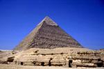 Khafre's pyramide er den næsthøjeste på Giza-plateauet.  Nu ved forskerne, hvordan de store sten blev fragtet ud til byggeriet.  Foto: Hanne Boock/Boock Hanne