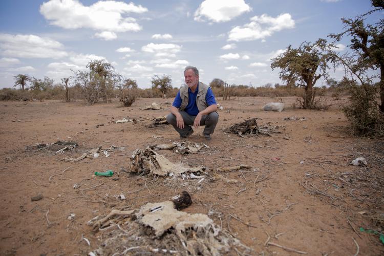 Direktøren for FN’s Fødevareprogram (WFP), David Beasley, besøgte i august det østlige Afrika, der på grund af tørke er særligt hårdt ramt af hungersnød. Foto: Brian Inganga/Ritzau Scanpix