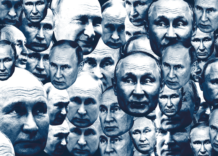 Collage Caroline Niegaard. Originalfoto: Gavriil Grigorov / Vladimir Smirnov / Sergei Bobylyov / Pavel Bednyakov / Alexei Nikolsky/Tass Agency/Ritzau Scanpix