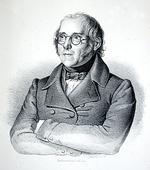 Blicher var han et barn af sin internationale samtid. Tegning: wikipedia