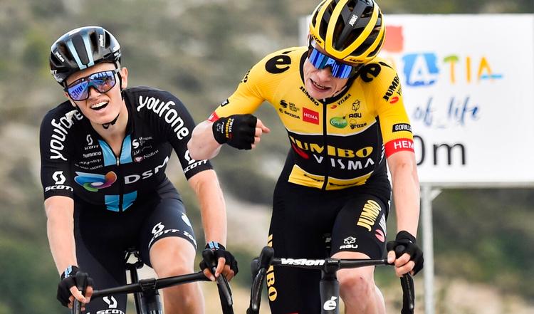 Jonas Vingegaard var for anden gang den skrappeste i en stejl finale i Cro Race. Foto: Jumbo-Visma. 