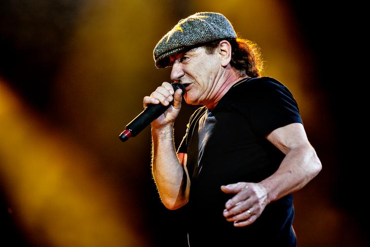  Brian Johnson er forsanger i det australske band AC/DC .   Foto: Line Ørnes Søndergaard