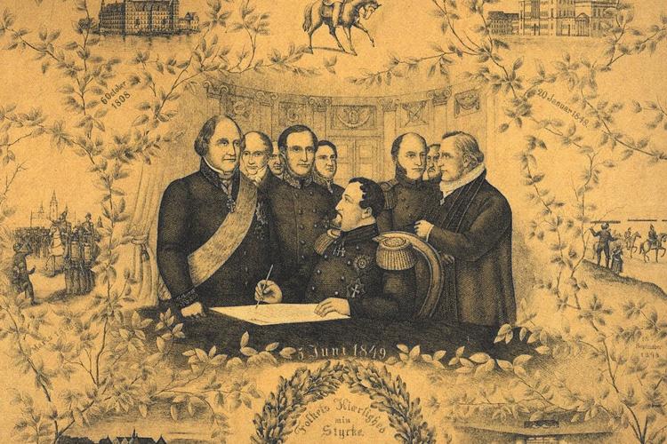 Til minde om grundloven 1849 grundloven