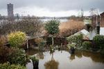 Huset ved Silkeborg Langsø blev oversvømmet efter en periode med megen regn. Der stod 15-20 cm vand i hele underetagen.   Foto: Mikkel Hørlyck