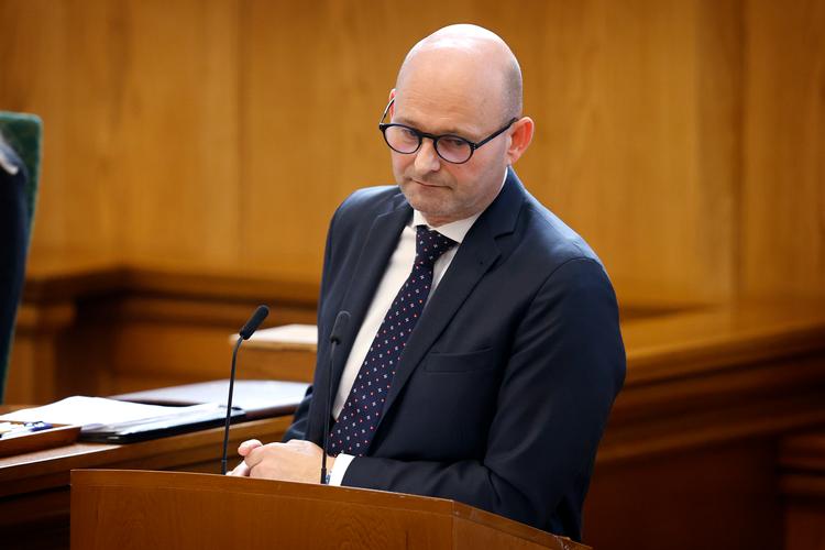 Det var under Folketingets åbningsdebat i torsdags, at K-formand Søren Pape Poulsen blev bedt om at svare på forlydender om nedsættende omtale af Grønland. Siden har sagen rullet. Foto: Jens Dresling