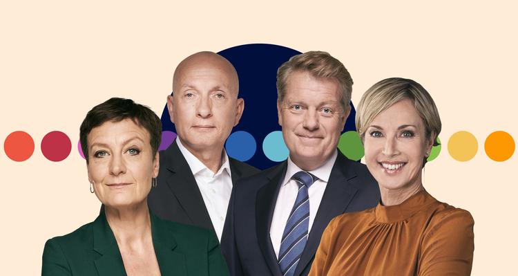 Der er gået hygge i partilederafhøringen. Men så får de politikerne da lov til at tale ud.  Foto: TV 2