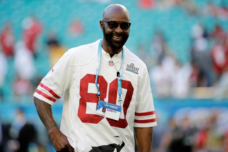 Jerry Rice var velsignet af at spille sammen med to af de bedste quarterbacks nogensinde. Først Joe Montana og siden Steve Young, som begge ligesom Rice er optaget i Pro Football Hall of Fame. Foto: Patrick Semansky/Ritzau Scanpix