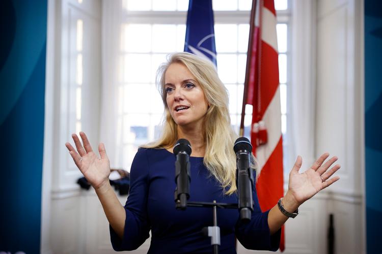 Nye Borgerliges formand Pernille Vermund (D) under valgaften på Christiansborg. Ifølge tech-mediet Radar bruger partiet Facebook ulovligt. Arkivfoto Jens Dresling