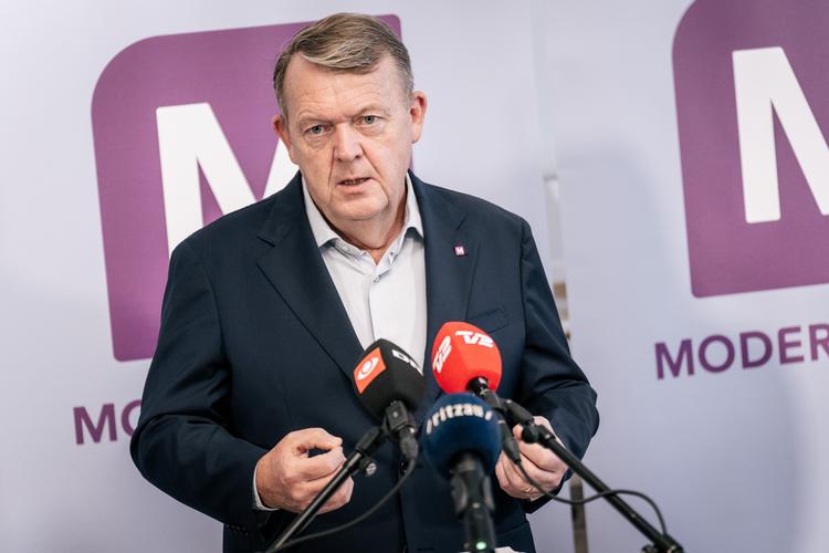 Lars Løkke Rasmussen præsenterede i dag Moderaternes nye akutplan på sundhedsområdet. Foto: Emil Helms/Ritzau Scanpix