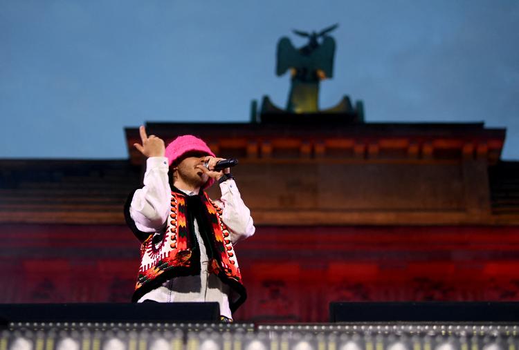 Kalush Orchestra fra Ukraine vandt Eurovision Song Contest 2022 i absolut overlegen stil.  Foto: Annegret Hilse/Ritzau Scanpix