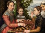 Europa Anguissola er mest kendt som det grinende barn i sin storesøster Sofonisba Anguissolas værk ’Skakspillet’. Nyt fund i Nivaagaard Malerisamling øger den samlede mængde af kendte værker af Europa Anguissola fra to til tre.  