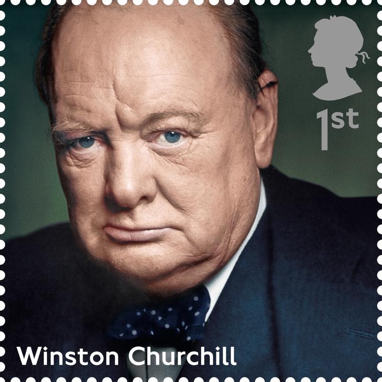 Winston Churchill lod sig inspirere af Tocquevilles vision om 'sindets imperier'. Foto: Royal Mail. Foto: Royal Mail
