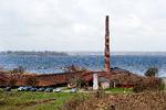Cathrinesminde Teglværk ligger smukt ned til Flensborg Fjord. Foto: Carsten Andreasen