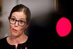 Debatarrangement med blandt andre Mai Mercado, der skulle have været afholdt klokken 10 på gymnasiet, er blevet aflyst på grund af aktion. Foto: Jens Dresling
