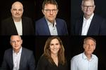 Her er Lars Løkke Rasmussen samt ti af Moderaternes andre folketingskandidater.  Foto: PR-fotos