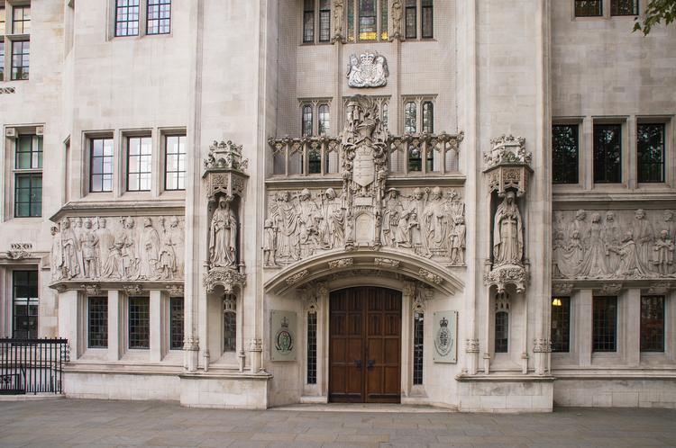 Det er her i Supreme Court i London, at beslutningen er blevet truffet.  Foto: Libor Sojka/AP
