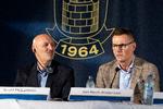 Fredag præsenterede Brøndby IF på et pressemøde Global Football Holding som ny hovedaktionær. GFH var repræsenteret ved Scott McLachlan, der bliver næstformand i bestyrelsen, hvor den hidtidige hovedaktionær Jan Bech Andersen. Foto: Finn Frandsen