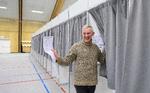 Sjúrður Skaale fra færøernes socialdemokratiske parti har i sinde at kræve sin pris, hvis han skal lægge mandater til rød blok. Foto: Álvur Haraldsen Alvur Haraldsen/Ritzau Scanpix