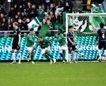 Jay-Roy Grot har været en stor profil i denne sæson. I søndagens kamp mod AGF udlignede han til resultatet 1-1. Foto: Ernst van Norde/Ritzau Scanpix