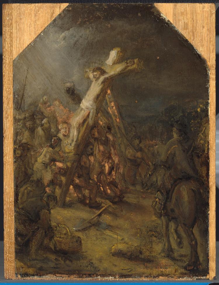 Den er god nok. Det er Rembrandt, der har svunget penslen på dette maleri. Foto: Museum Bredius/Ritzau Scanpix