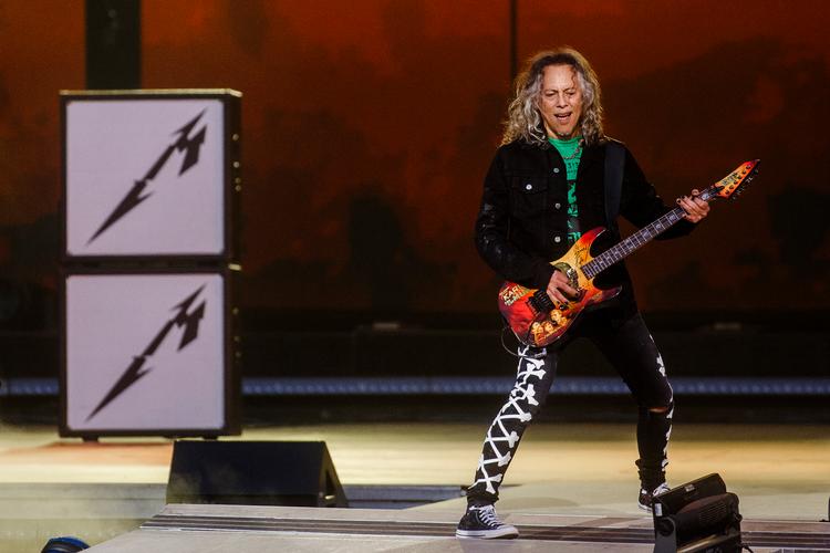 Kirk Hammett var naturligvis med, da Metallica spillede på Copenhell i juni i år. Arkivfoto: Per Lange Foto: Per Lange/Per Lange