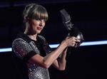 Taylor Swift blev aftenens store vinder.  Foto: Sascha Schuermann/Ritzau Scanpix