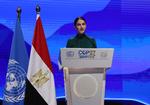 Sveriges er med den nye klimaminister Romina Pourmokhtari kommet i uvant modvind på klimatopmødet i Egypten.  Foto: Ahmad Gharabli/Ritzau Scanpix
