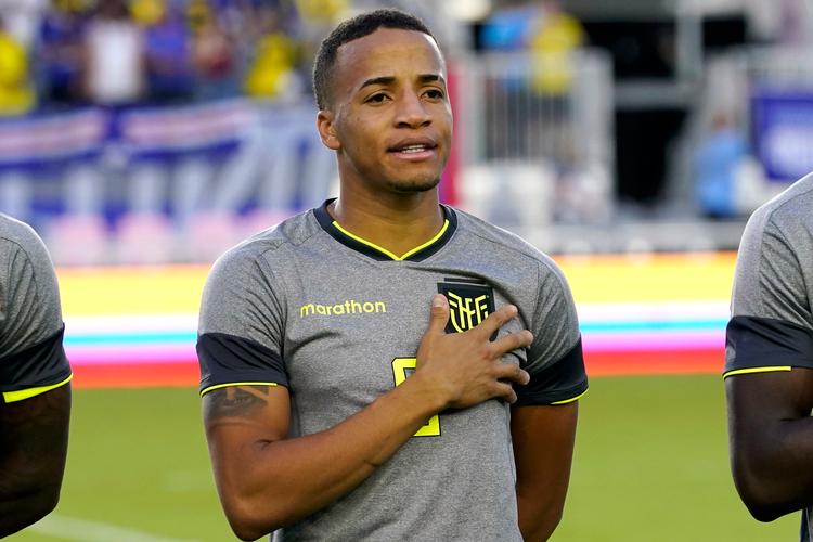 Byron Castillo har spillet en række VM-kvalifikationskampe for Ecuador, men han kommer ikke til at deltage ved VM-slutrunden i Qatar. Foto: Lynne Sladky/Ritzau Scanpix