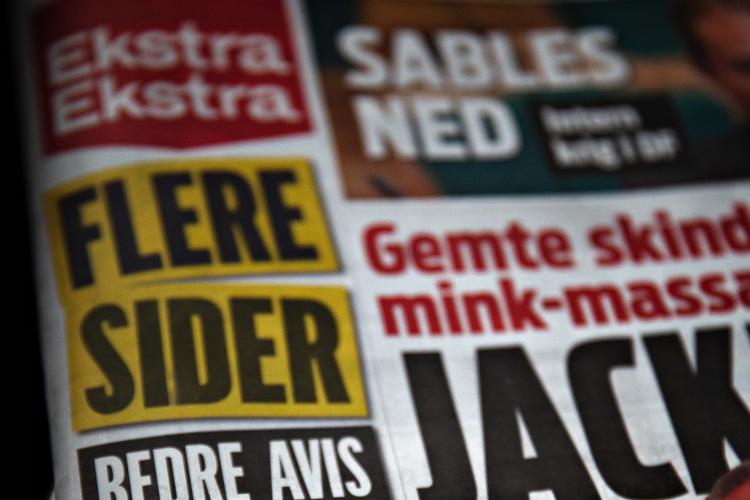 De ansatte på Ekstra Bladet strejker især, fordi layout og redigering fremover skal varetages eksternt.  Foto: Martin Lehmann