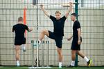 Kasper Dolberg og Andreas Christensen (til højre) har begge mødt kritik for at være mere rolige og forsigtige, end fodboldspillere er flest. Men det er et udtryk for misforståelse af deres personligheder, siger landstræner Kasper Hjulmand. De har masser af vilje og ild.  Foto: Jens Dresling