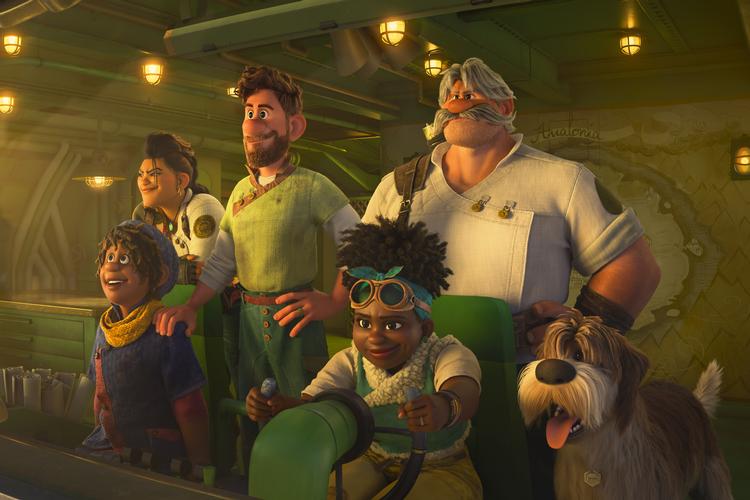 Drengen Ethan Clade (forrest til venstre) i Disneyfilmen 'En forunderlig verden' har varme følelser for en dreng fra sin skole, men den slags må skolebørn i Florida ikke udsættes for. Det er nemlig forbudt at drøfte kønslig identitet og seksuel orientering i delstatens skoler. Still The Walt Disney Company Nordic & Baltic