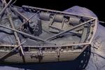 Der er taget mange billeder og lavet 3D-optagelser af skibene, og nogle af dem går tæt på som her, hvor man kan se tønder om bord.  Foto: Sea War Museum Jutland