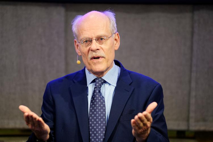 Lederen af Sveriges Riksbank, Stefan Ingves, fotograferet ved et pressemøde tidligere på året.  Foto: Tt News Agency/Ritzau Scanpix
