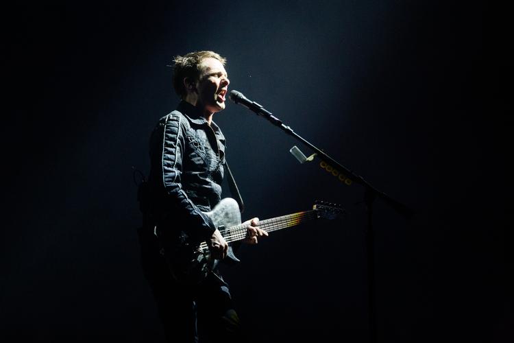 Frontmand Matthew Bellamy fra Muse, der betragtes som et af verdens førende stadionrockbands.   Foto: Melissa Kühn Hjerrild