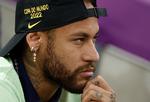 Brasiliens helt store stjerne, Neymar, er ankelskadet.  Foto: Benoit Tessier/Ritzau Scanpix