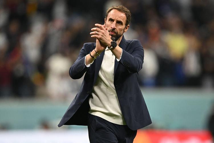 52-årige Gareth Southgate overtog landsholdet i september 2016 efter Englands skuffende indsats ved EM i Frankrig og Sam Allardyces chokexit. Den tidligere forsvarsspiller har selv spillet 57 landskampe for England. Foto: Paul Ellis/Ritzau Scanpix
