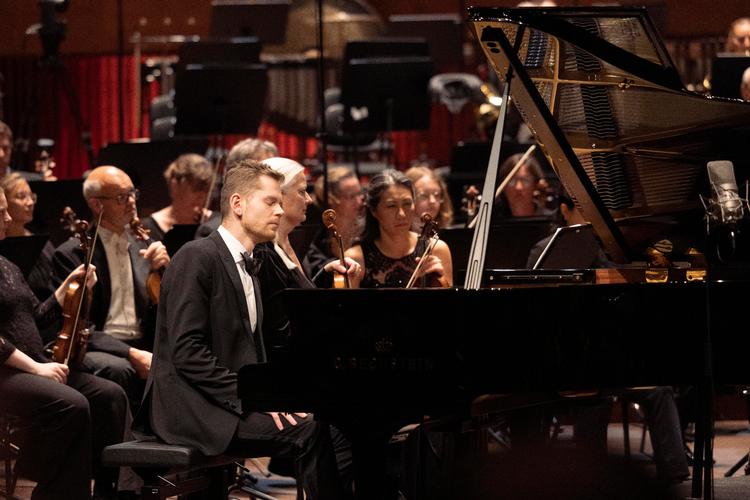 Den russiske pianist Andrej Gugnin spillede som solist ved en Torsdagskoncert i DR Koncerthuset i september.  Foto: Hannah Aurora Almstrup