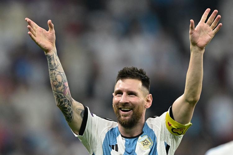 Lionel Messi blev kåret til VM's bedste spiller.   Foto: Juan Mabromata/Ritzau Scanpix