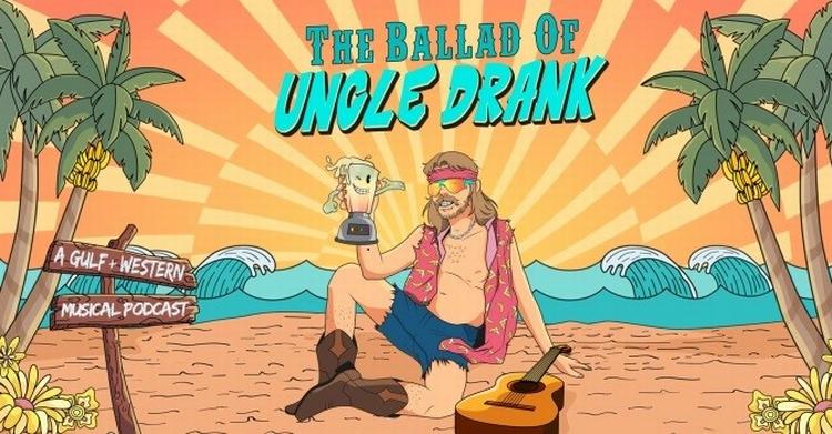 Folkene bag Audio Up Media står bag podcastfortællingen om den fiktive Gulf &amp; Western-musiker Uncle Drank. Foto: Audio Up Media