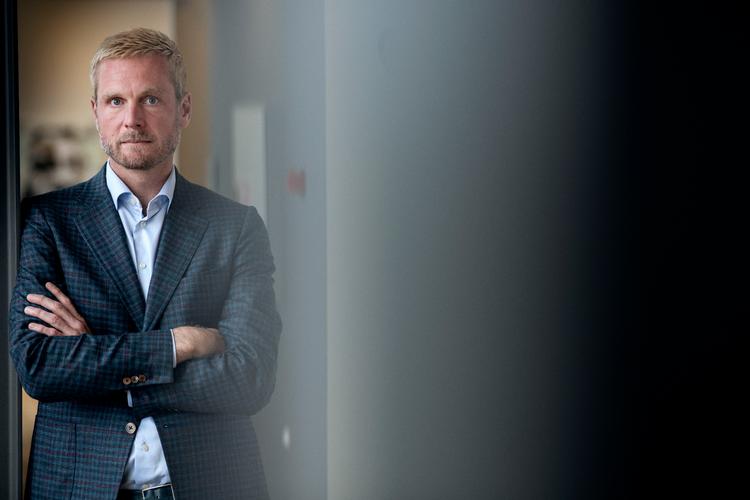 Dommen i Retten i Aarhus falder, efter at Ole Madsen har tilstået, at han svindlede banken for 20,5 millioner kroner. Foto: Joachim Ladefoged/Ritzau Scanpix