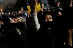 Demonstrationer mod Taliban-styret i Kabul i Afghanistan.  Foto: Stringer/Ritzau Scanpix