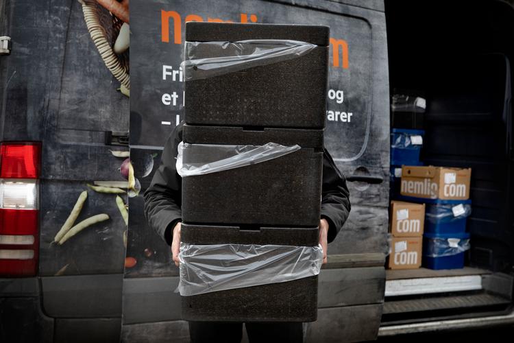 Nemlig.com omsætning faldt med 690 mio. kr. i regnskabsåret 2021/2022. Foto: Finn Frandsen