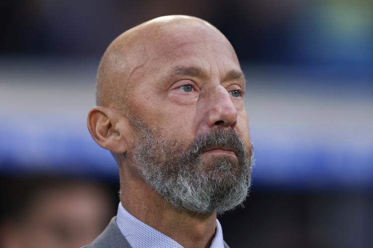 Gianluca Vialli under en Nations League-kamp i  Bologna 4. juni 2022. Foto: Jonathan Moscrop/Ritzau Scanpix